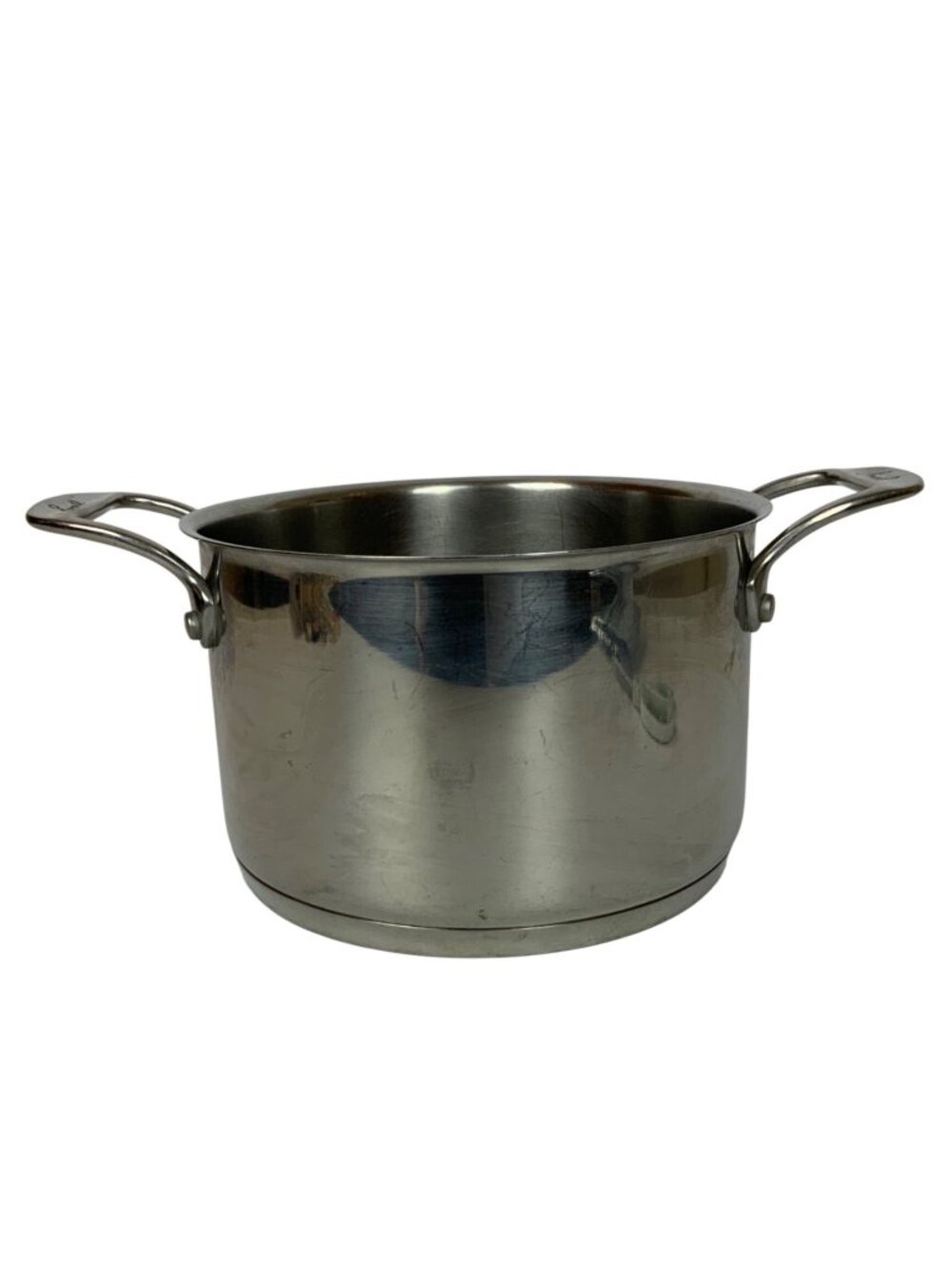 Emeril 3 Qt Stainless Steel Stock Pot Copper Core Side Handles NO LID